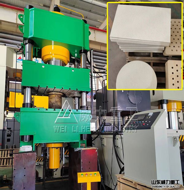 630吨三梁四柱压力机_陶瓷